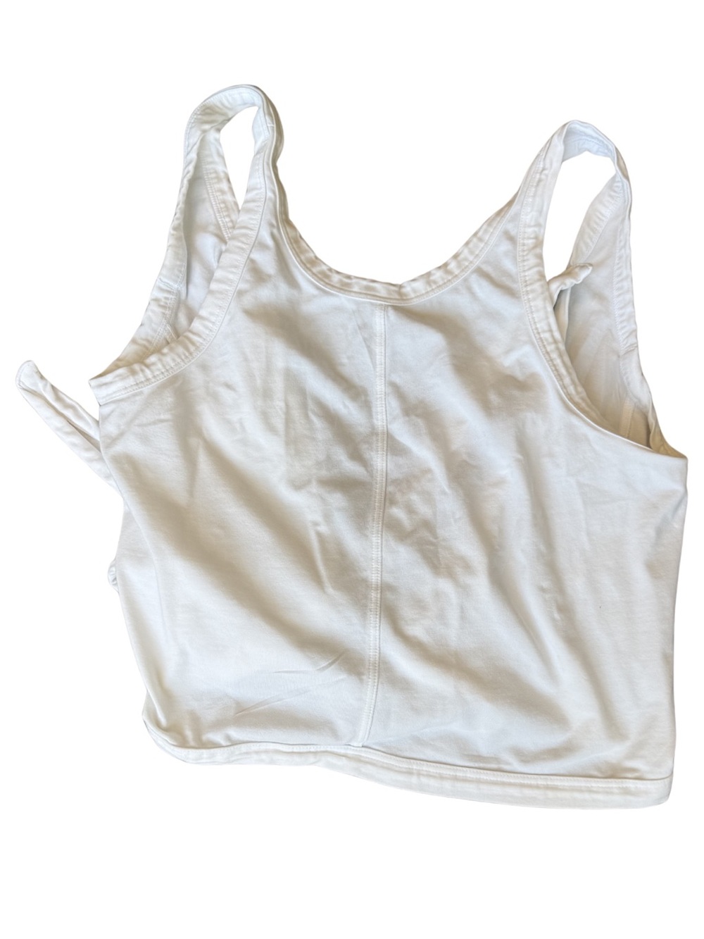 lululemon athletica White Scoop Neck Tank